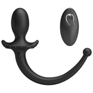 MR PLAY - VIBRADOR ANAL E PERÍNEO COM CONTROLE REMOTO SEM FIO. PRETO