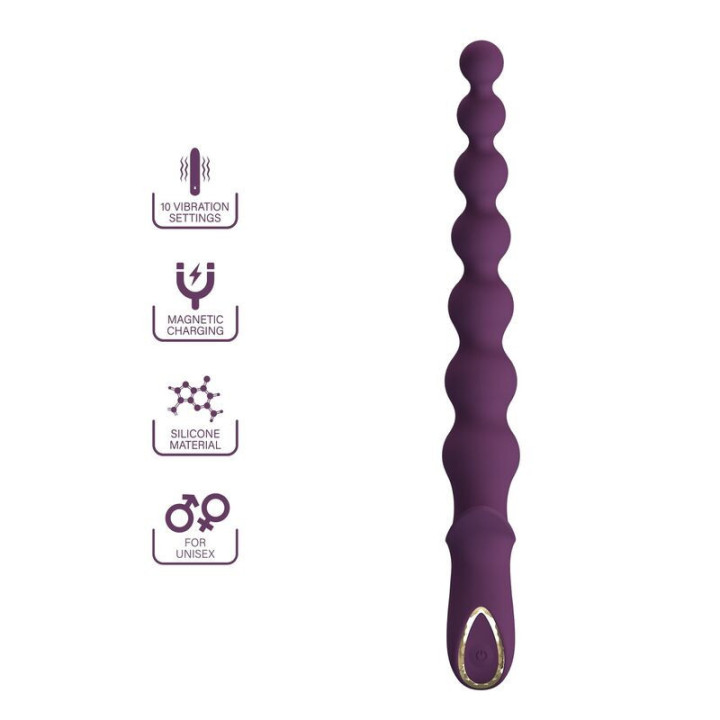 PRETTY LOVE - MADISON VIBRADOR ANAL RECARREGÁVEL COM 10 FUNÇÕES