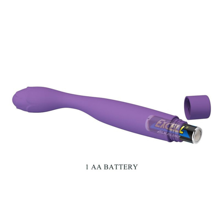 PRETTY LOVE - VIBRADOR HENRY FLEXÍVEL PARA PONTO G ROXO