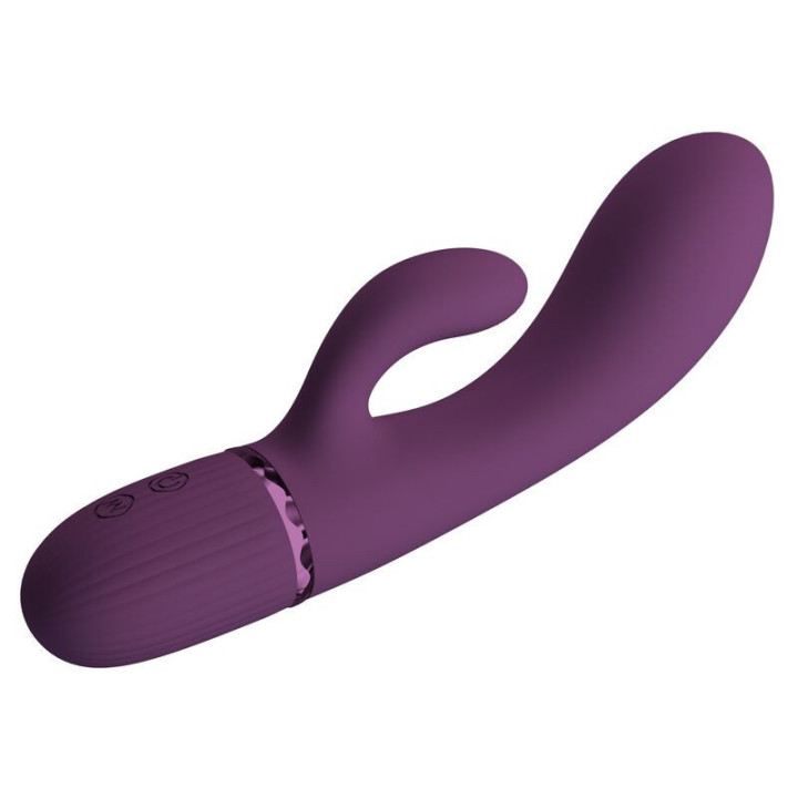 PRETTY LOVE - MARGIE VIBRADOR COELHO RECARREGÁVEL COM 10 FUNÇÕES ROXO