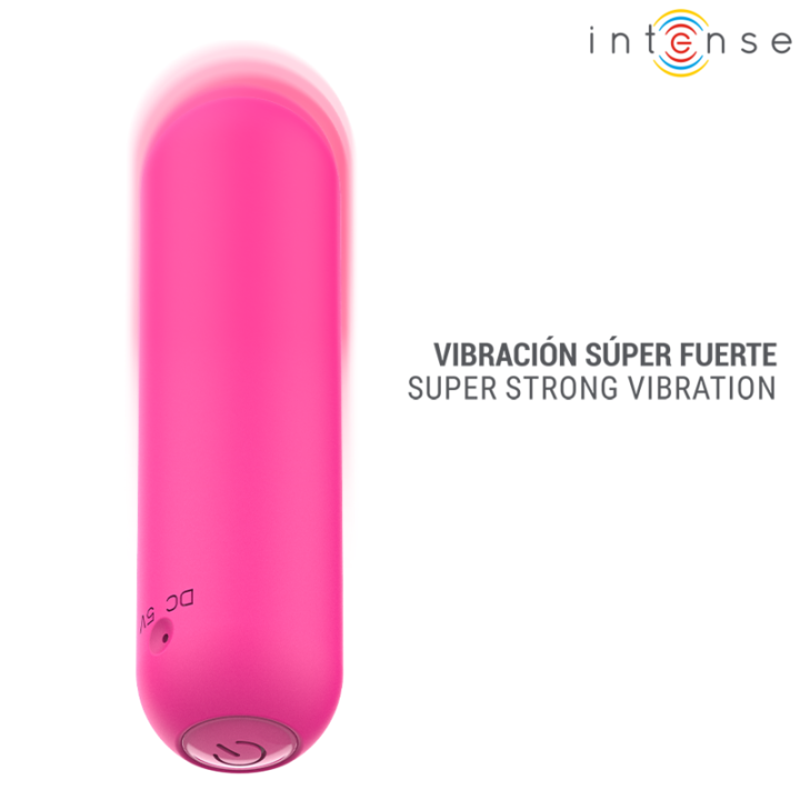 INTENSE - JUDY VIBRADOR BULLET RECARREGÁVEL COM CONTROLE REMOTO ROSA