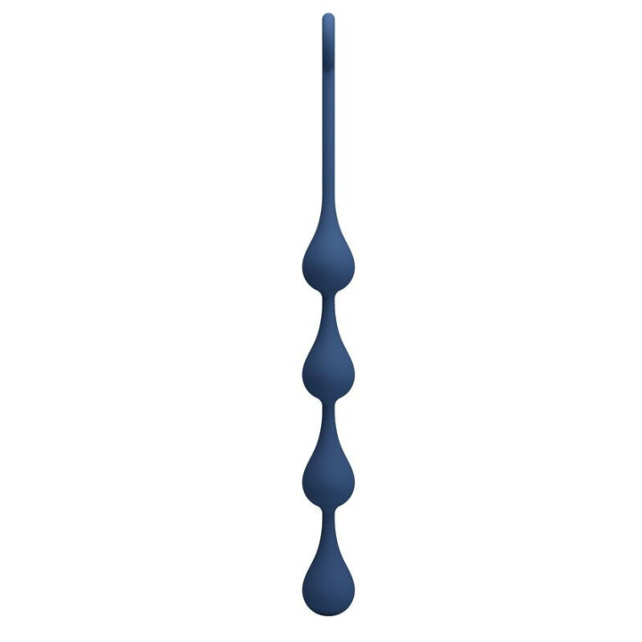 MR PLAY - BOLINHAS ANAL DE SILICONE AZUIS TAMANHO M 33 CM