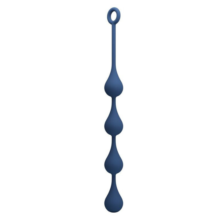 MR PLAY - BOLINHAS ANAL DE SILICONE AZUIS TAMANHO G 42.6 CM