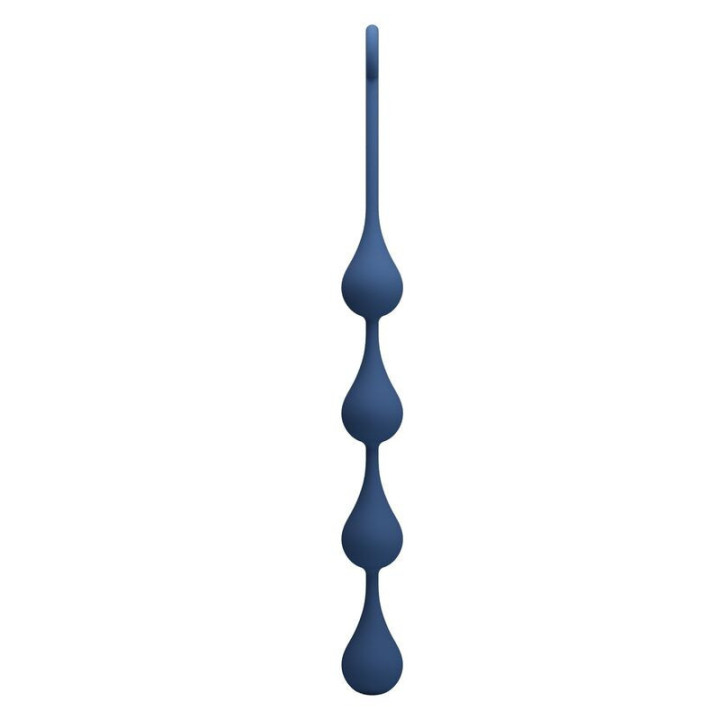 MR PLAY - BOLINHAS ANAL DE SILICONE AZUIS TAMANHO G 42.6 CM