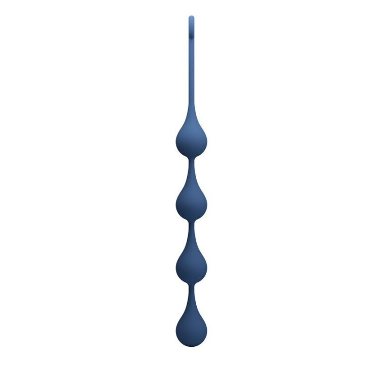 MR PLAY - BOLINHAS ANAL DE SILICONE AZUIS TAMANHO XL 52.5 CM