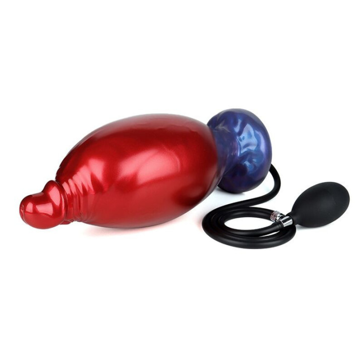 POWER MONSTERS - SHADOW BEHEMOTH BICOLOR DILDO DE SILICONE FANTASIA 22 CM Ø 5 CM