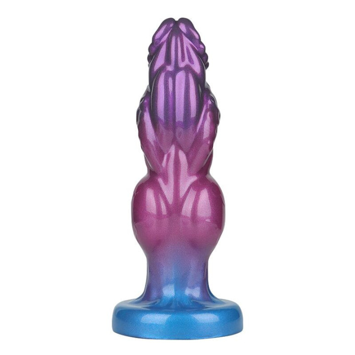 POWER MONSTERS - RIFT TITAN BICOLOR DILDO DE SILICONE INFLÁVEL FANTASIA 24 CM Ø 5 CM
