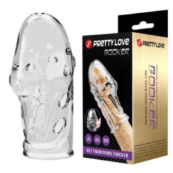 PRETTY LOVE - CAPA PENIANA ROCKER PARA AUMENTAR A ESPESSURA DO SEU PÊNIS TRANSPARENTE