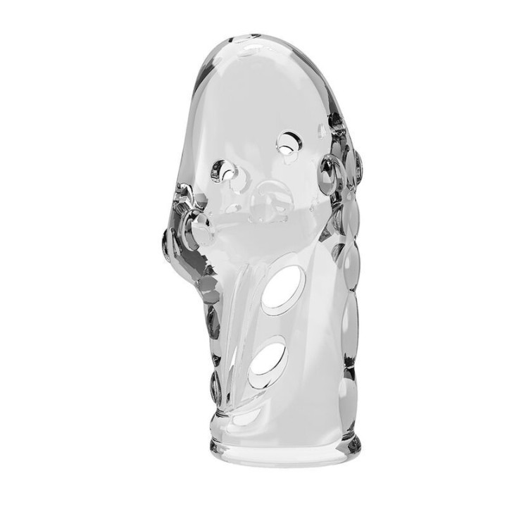 PRETTY LOVE - CAPA PENIANA ROCKER PARA AUMENTAR A ESPESSURA DO SEU PÊNIS TRANSPARENTE
