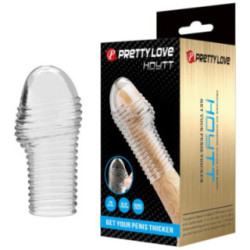 PRETTY LOVE - CAPA PARA PÊNIS HOTTT PARA AUMENTAR O AUMENTO DO VOLUME DO SEU PÊNIS TRANSPARENTE