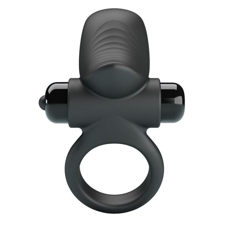PRETTY LOVE - ANEL VIBRATÓRIO PARA PÊNIS ADRIEN COM 10 FUNÇÕES - PRETO