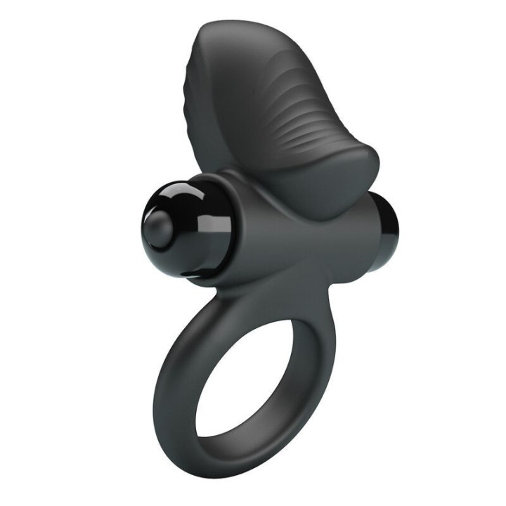 PRETTY LOVE - ANEL VIBRATÓRIO PARA PÊNIS ADRIEN COM 10 FUNÇÕES - PRETO