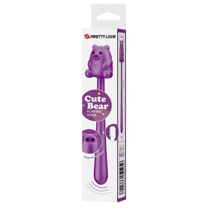 PRETTY LOVE - VIBRADOR RECARREGÁVEL EM FORMATO DE URSO FOFO