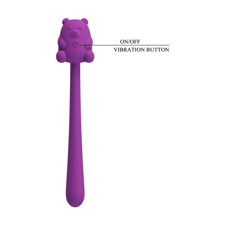 PRETTY LOVE - VIBRADOR RECARREGÁVEL EM FORMATO DE URSO FOFO
