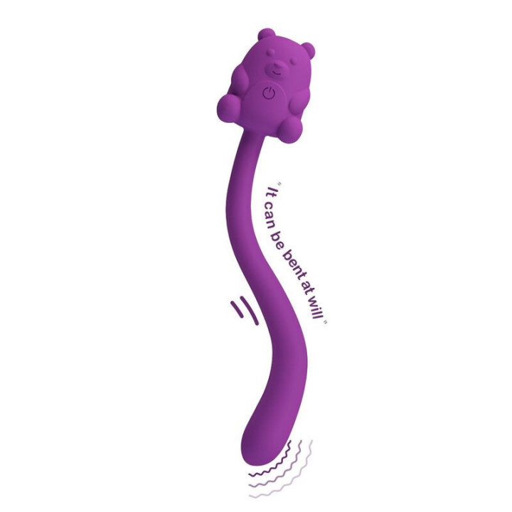 PRETTY LOVE - VIBRADOR RECARREGÁVEL EM FORMATO DE URSO FOFO