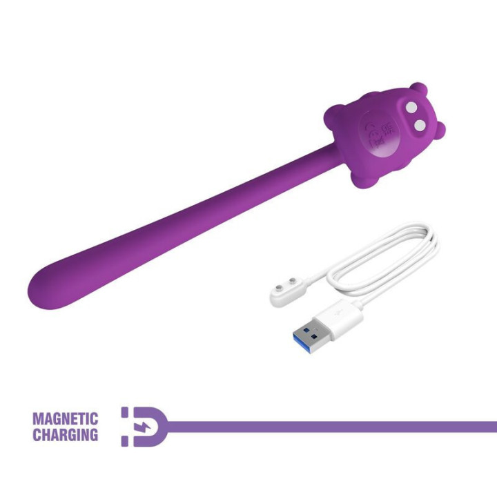 PRETTY LOVE - VIBRADOR RECARREGÁVEL EM FORMATO DE URSO FOFO