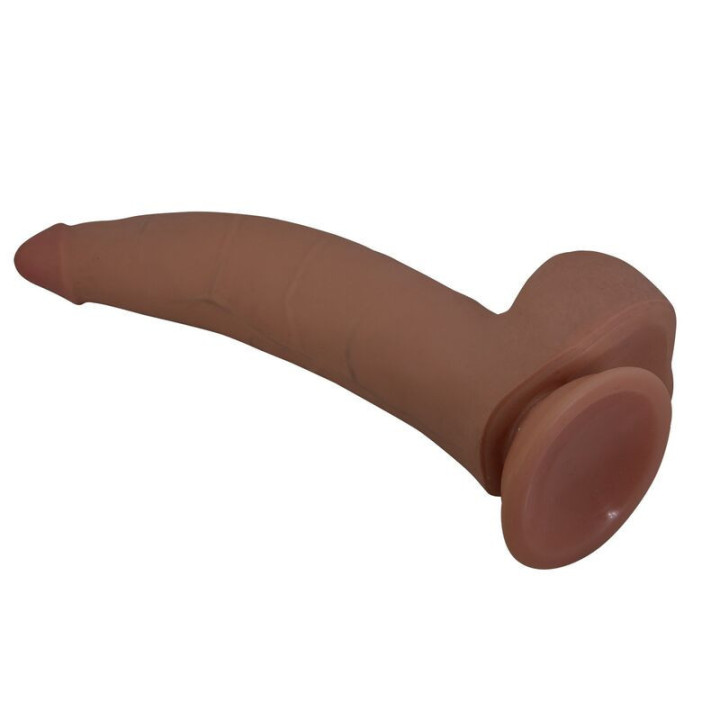 PRETTY LOVE - CUTHBERT DILDO FLEXÍVEL REALISTA 20 CM Ø 5 CM TPE MARROM