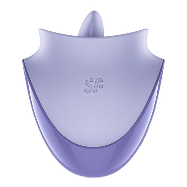 SATISFYER - TONGUE DANCER ESTIMULADOR CLITORIANO COM VIBRAÇÃO E PULSAÇÕES LILÁS