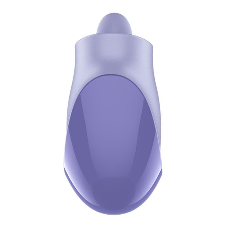 SATISFYER - TONGUE DANCER ESTIMULADOR CLITORIANO COM VIBRAÇÃO E PULSAÇÕES LILÁS