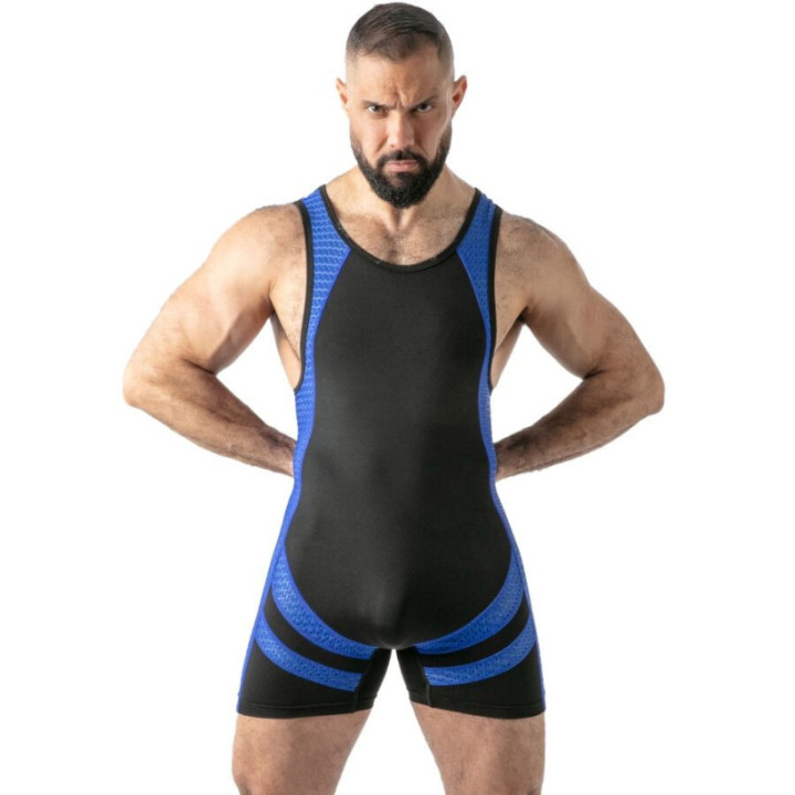 LOCKER GEAR - CAMISETA REGATA AZUL DE ACESSO LIVRE TAMANHO XL