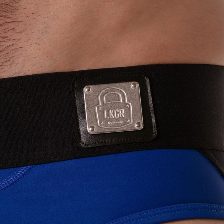 LOCKER GEAR - CUECA SUSPENSA COM CÓS LARGO AZUL S