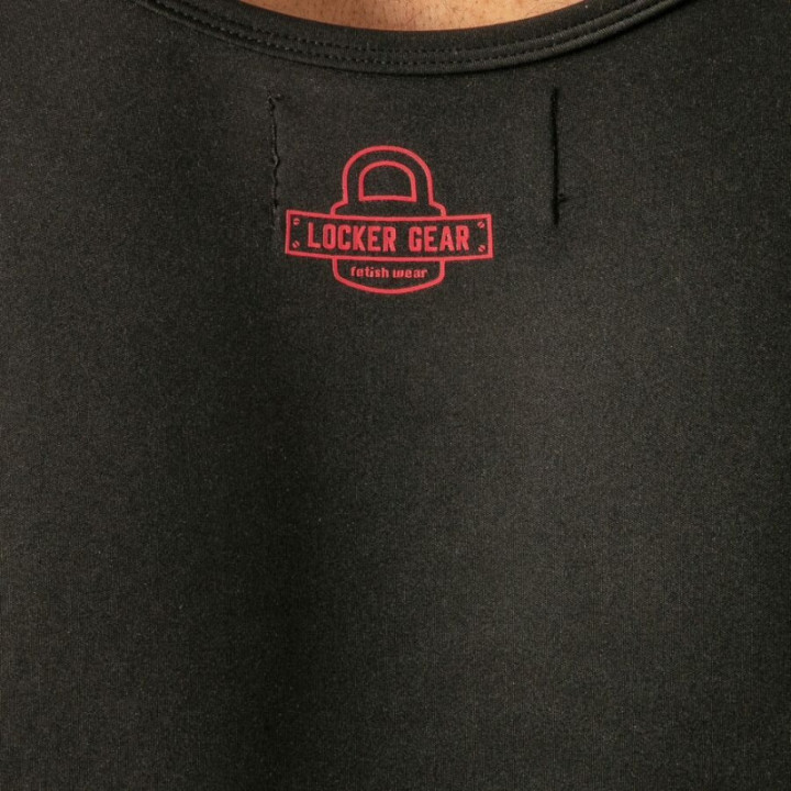 LOCKER GEAR - CAMISETA REGATA DE ACESSO LIVRE VERMELHA L