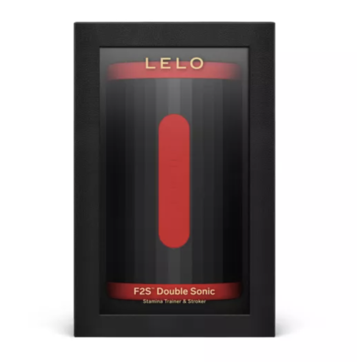 LELO - F2S DUPLO SÔNICO MASCULINO COM DUPLA ESTIMULAÇÃO SÔNICA VERMELHO