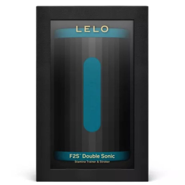 LELO - F2S DUPLO SÔNICO PARA HOMENS COM DUPLA ESTIMULAÇÃO SÔNICA AZUL-PETRÓLEO