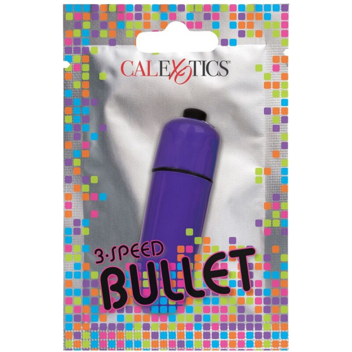 CALEX VIBRATING BULLET 3 SPEEDS - ROXO