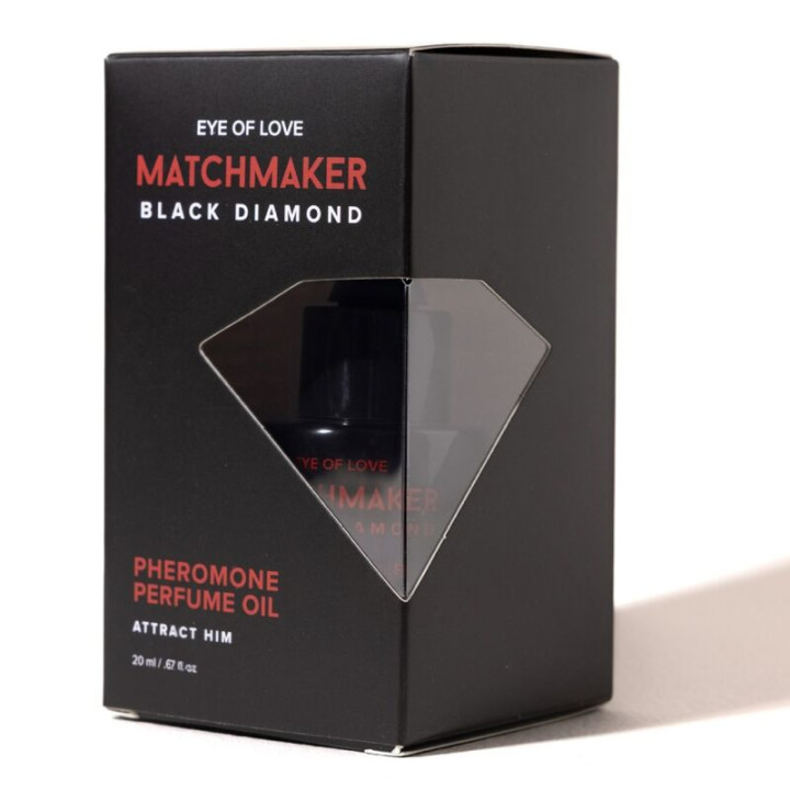 EYE OF LOVE - ÓLEO PERFUME DE FEROMÔNIOS DE DIAMANTE NEGRO MATCHMAKER 20 ML