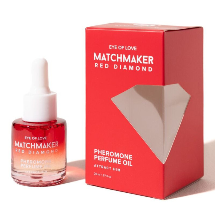 EYE OF LOVE - ÓLEO PERFUME DE FEROMÔNIO RED DIAMOND PARA CASABILISTAS 20 ML