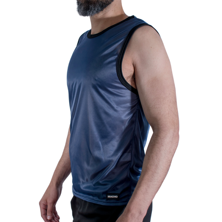 MACHO - CAMISETA AZUL MARINHO TAMANHO L/XL