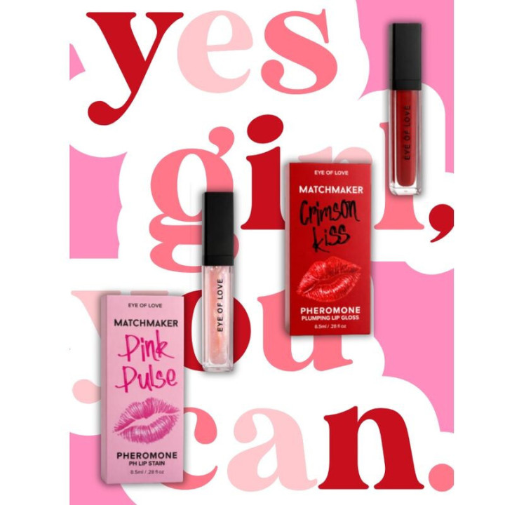 EYE OF LOVE - MATCHMAKER PINK PULSE PH LIP STAIN COM FEROMÔNIOS 8.5 ML