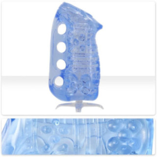 FLESHLIGHT – FLESHSKINS GRIP BLUE ICE MASTURBADOR MANUAL MASCULINO AZUL