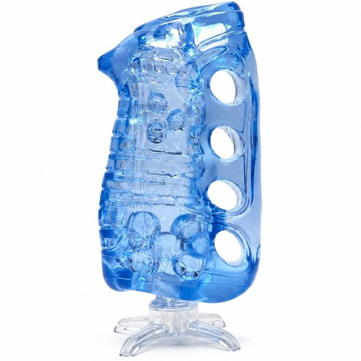 FLESHLIGHT – FLESHSKINS GRIP BLUE ICE MASTURBADOR MANUAL MASCULINO AZUL