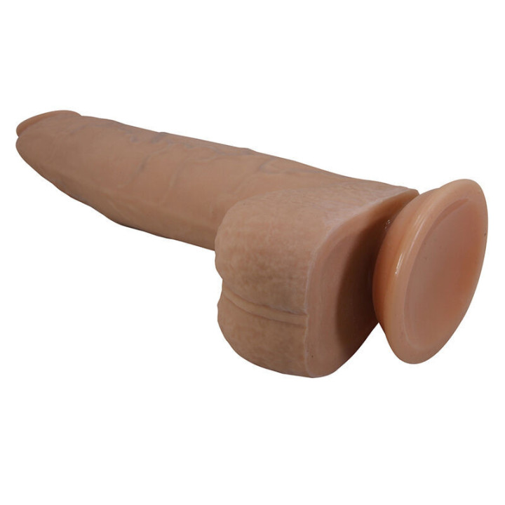 PRETTY LOVE - FABIAN DILDO FLEXÍVEL COM VENTOSA EM FORMATO DE CARNE