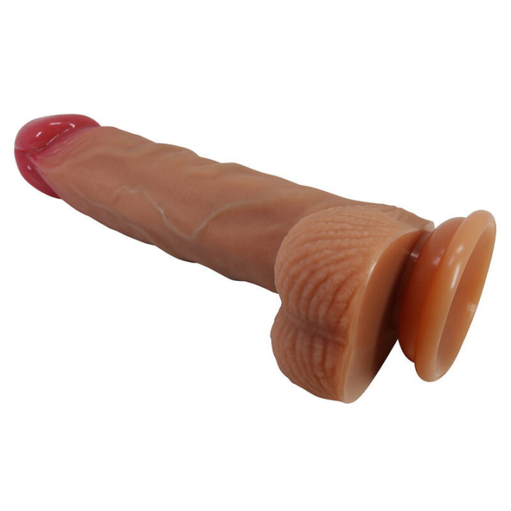 PRETTY LOVE - ARNÊS YETI COM DILDO DE VENTOSA EM FORMATO DE CARNE
