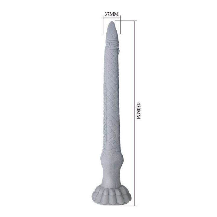 POWER MONSTERS - DILDO DE SILICONE BASILISK FANTASY 43 CM Ø 5 CM