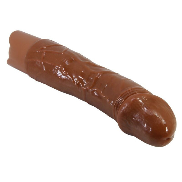 PRETTY LOVE - VIBRADOR REALISTA DONALD 19.5 CM Ø 4 CM MARROM