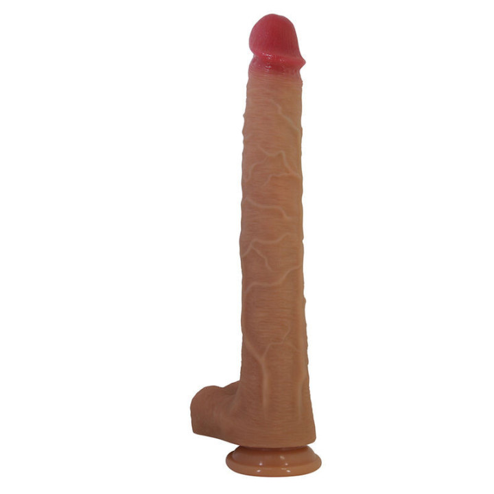 PRETTY LOVE - TERIN PLUS DILDO DE SILICONE REALISTA COM VENTOSA 37.6 CM Ø 5.5 CM