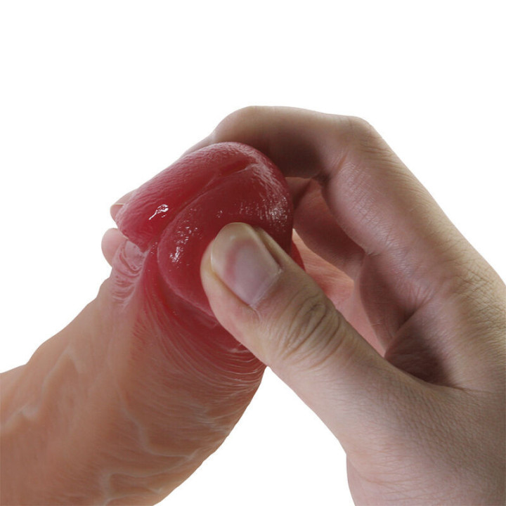 PRETTY LOVE - TERIN PLUS DILDO DE SILICONE REALISTA COM VENTOSA 37.6 CM Ø 5.5 CM