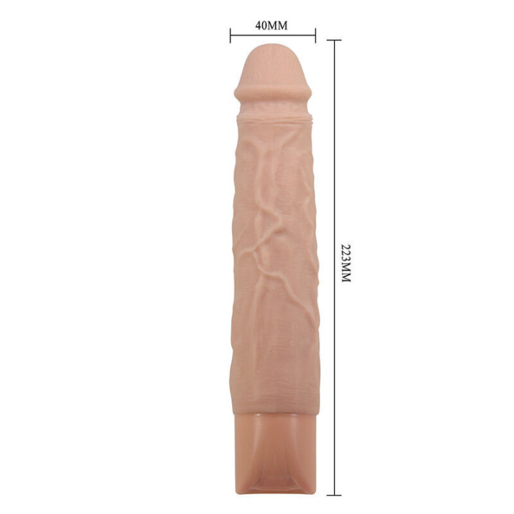 PRETTY LOVE - KESSLER DILDO VIBRATÓRIO REALISTA COM 10 MODOS DE VIBRAÇÃO E 10 NÍVEIS DE PROFUNDIDADE. 22 CM NATURAL