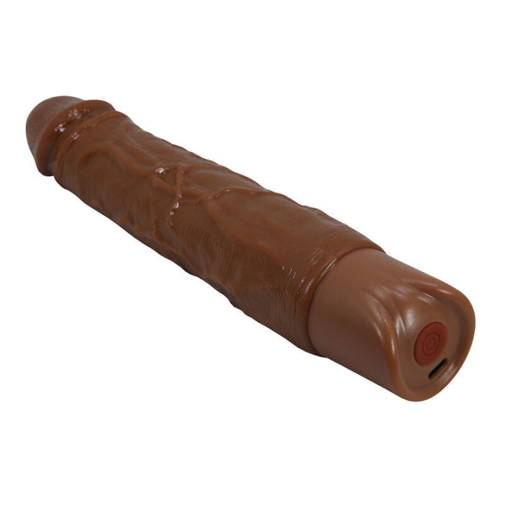 PRETTY LOVE - KESSLER VIBRADOR REALISTA COM 10 MODOS DE VIBRAÇÃO E 10 INTENSIDADES. 22 CM. MARROM
