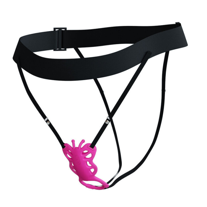PRETTY LOVE - MASSAGEADOR DE CALCINHA ROSA COM CONTROLE POR APLICATIVO DE BORBOLETA