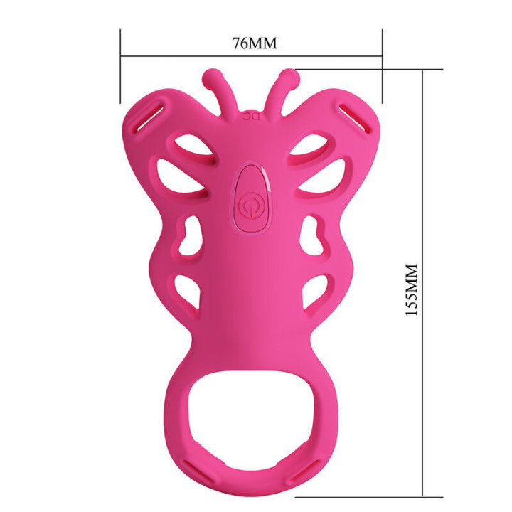 PRETTY LOVE - MASSAGEADOR DE CALCINHA ROSA COM CONTROLE POR APLICATIVO DE BORBOLETA