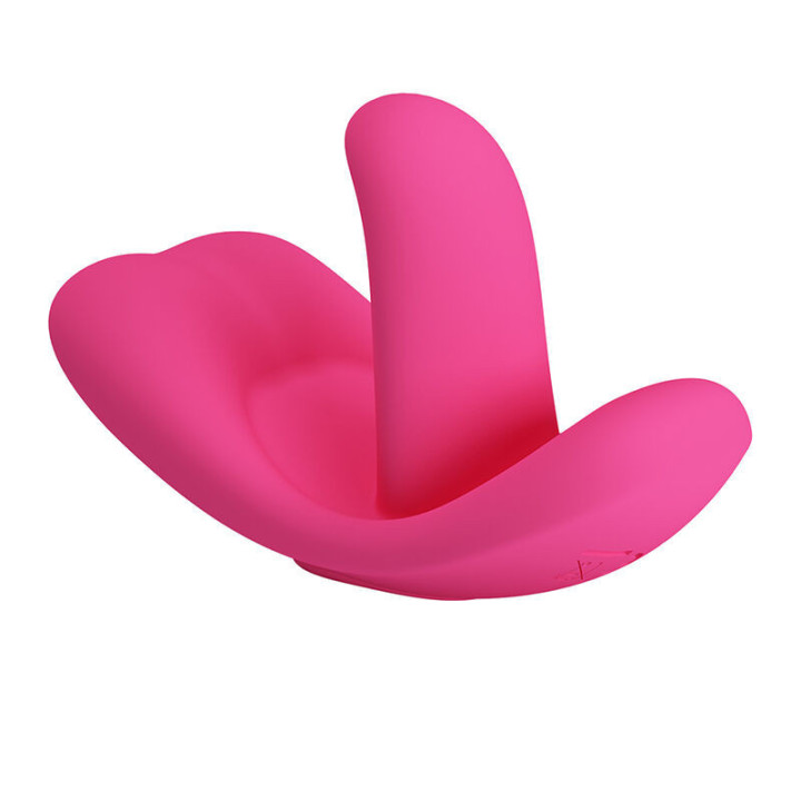 PRETTY LOVE - MASSAGEADOR HAZELYNN COM 12 FUNÇÕES E CONTROLE POR APLICATIVO (ROSA)