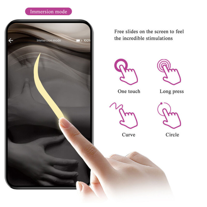 PRETTY LOVE - MASSAGEADOR HAZELYNN COM 12 FUNÇÕES E CONTROLE POR APLICATIVO (ROSA)