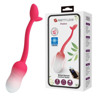 PRETTY LOVE - OVO VIBRATÓRIO COM CONTROLE POR APP PULSEN. 12 FUNÇÕES. RECARREGÁVEL VIA USB. ROSA