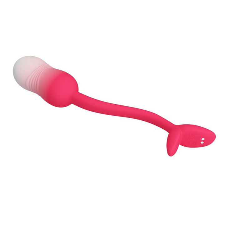 PRETTY LOVE - OVO VIBRATÓRIO COM CONTROLE POR APP PULSEN. 12 FUNÇÕES. RECARREGÁVEL VIA USB. ROSA