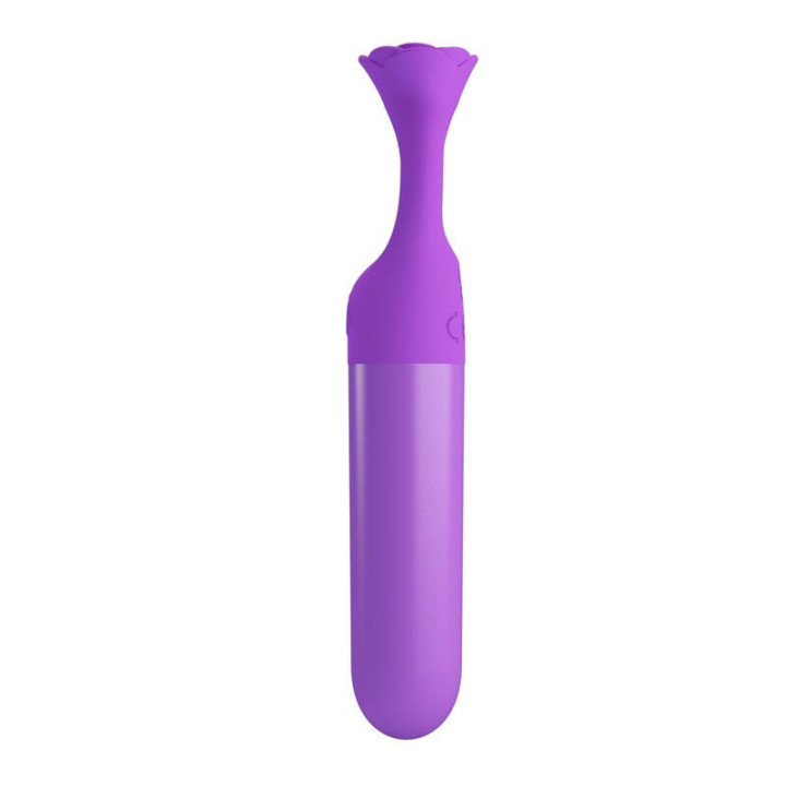 PRETTY LOVE - MINI VIBRADOR MASSAGEADOR RECARREGÁVEL GIANA ROXO